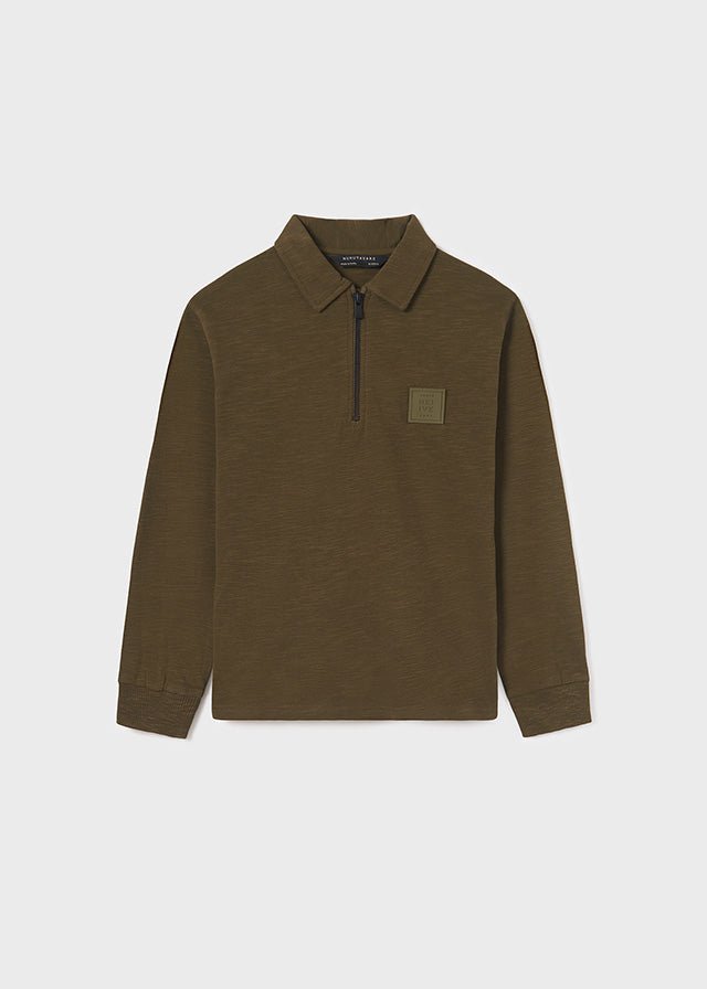 7183 - L/s polo for teen boy - Rosemary - Be Chic