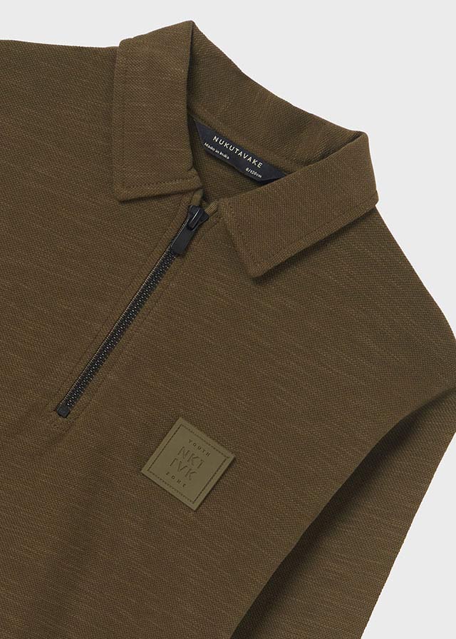 7183 - L/s polo for teen boy - Rosemary - Be Chic