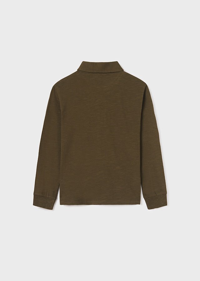 7183 - L/s polo for teen boy - Rosemary - Be Chic