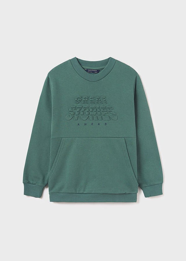 7428 - Pullover for teen boy - Mint - Be Chic