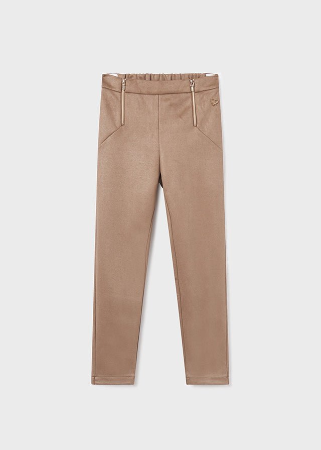 7506 - Long pant for teen girl - Mocha - Be Chic