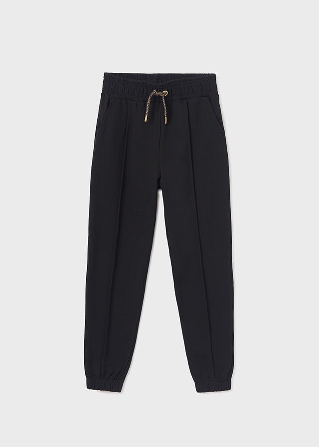 7509 - Sweatpant for teen girl - Black - Be Chic