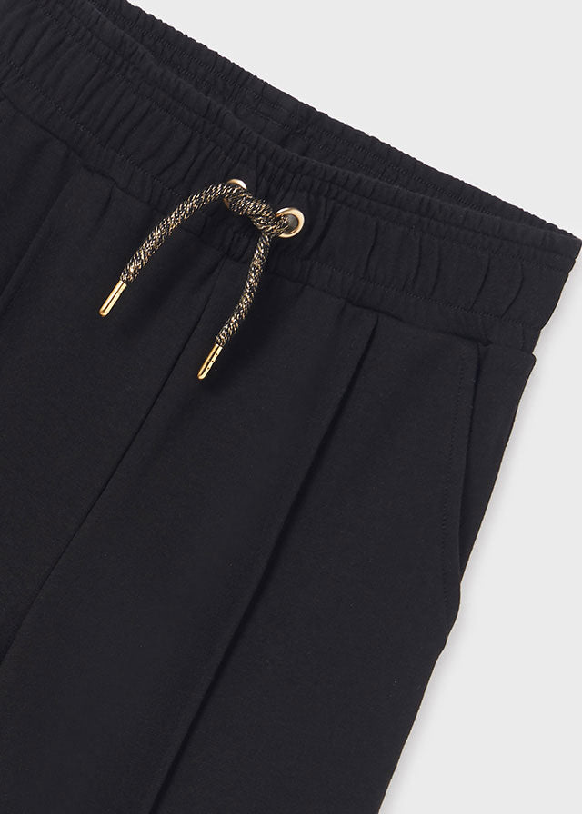 7509 - Sweatpant for teen girl - Black - Be Chic