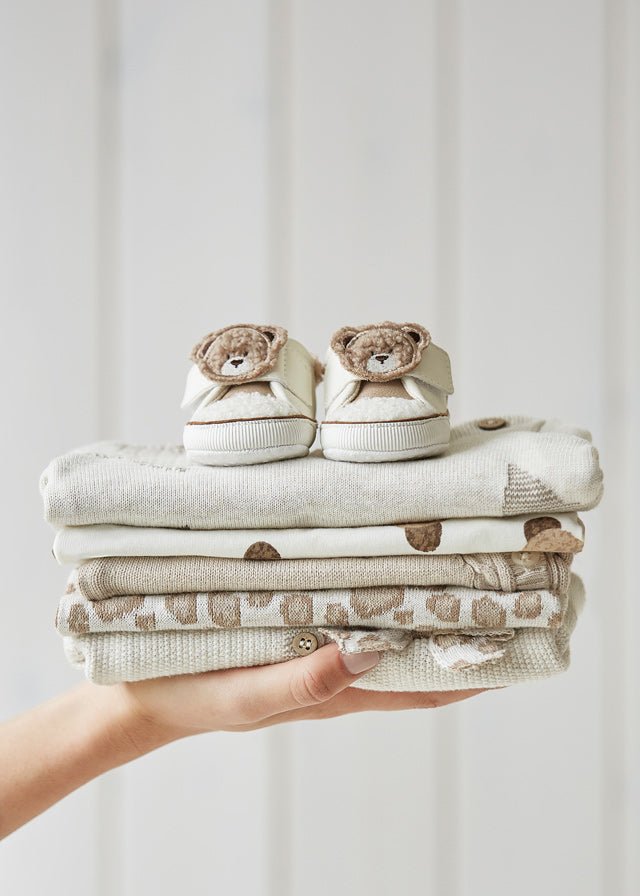 9678 - Shoes for newborn boy - Cotton - Be Chic