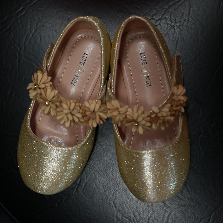 Ceremony Mary Jane for Girls (5) - Gold Kids Chic