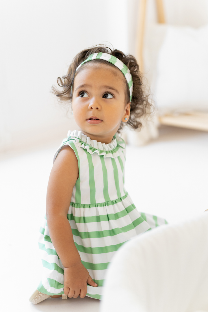 Girl Mi Casa Hair Band-Green Tutto Piccolo