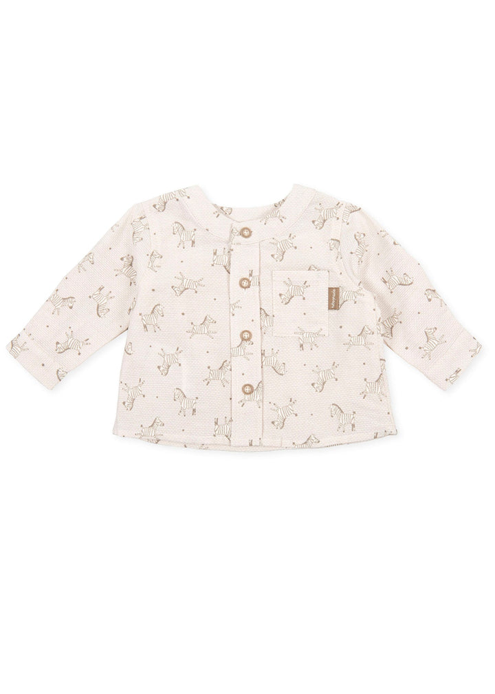 Conga Shirt for Boy - Ecru Tutto Piccolo