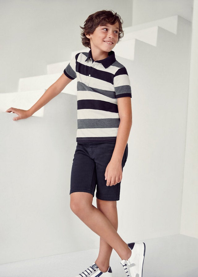 Bermuda for teen boy - Navy - Be Chic