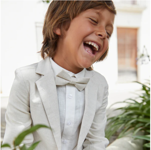Boy Flor Del Desierto Bow Tie-Sand Tutto Piccolo