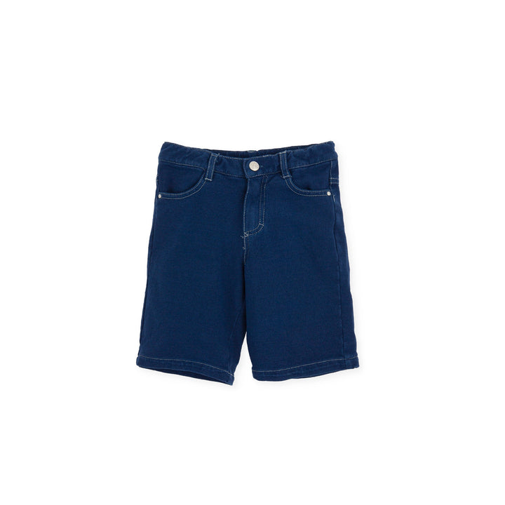 Boy Annie Bermuda Shorts - Indigo - Be Chic