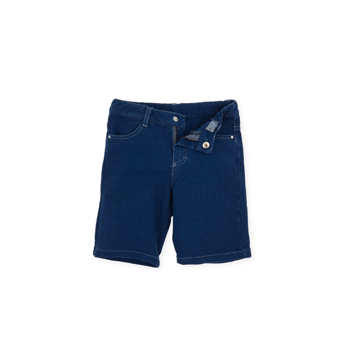 Boy Annie Bermuda Shorts - Indigo - Be Chic