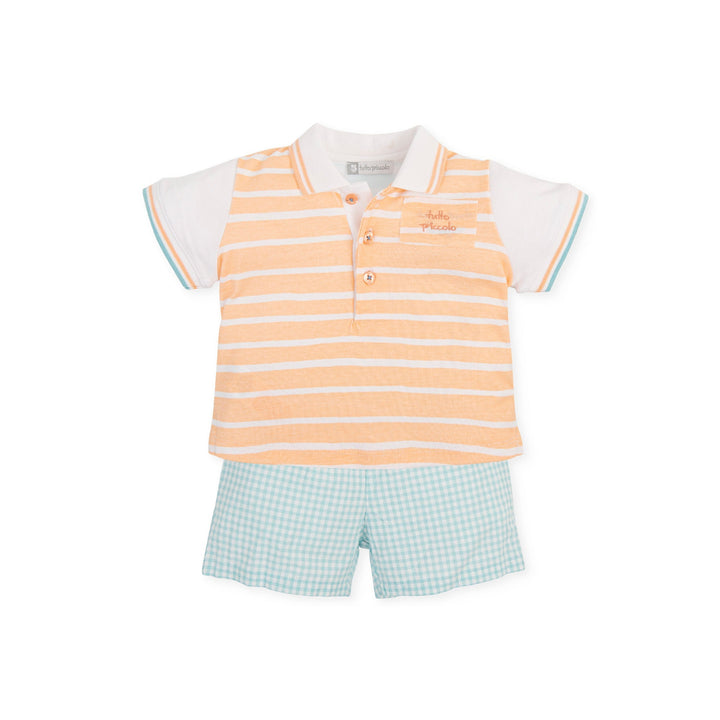 Boy C.L.Bambi 2 Pieces Set - Tangerine - Be Chic