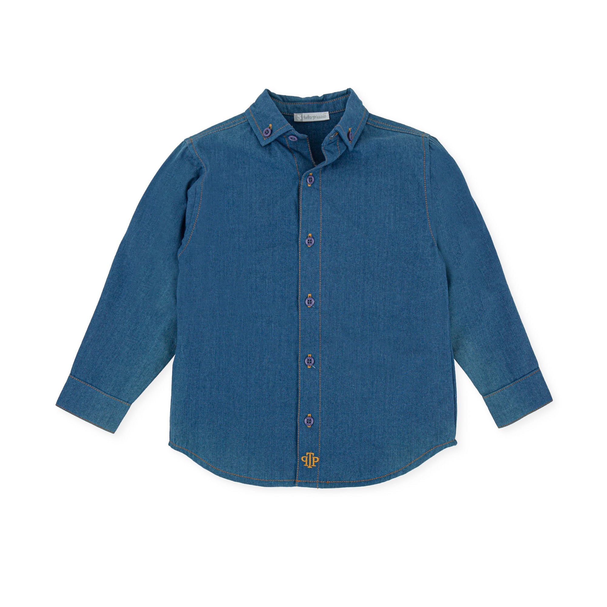 Boy Gouache Shirt-Indigo hi - Be Chic