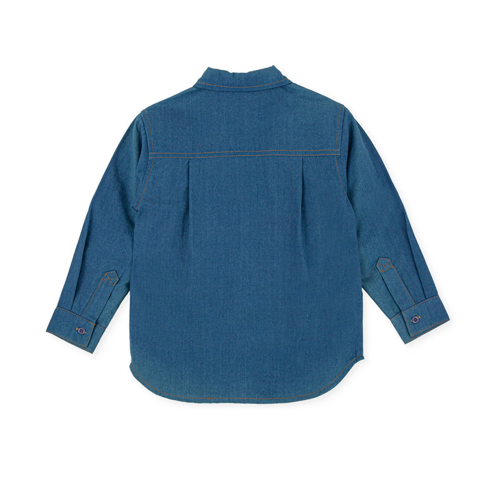 Boy Gouache Shirt - Indigo hi - Be Chic