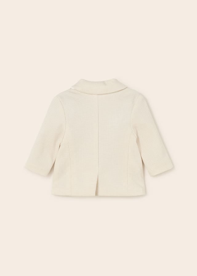 Mayoral Dress jacket for newborn boy - Natural Mayoral