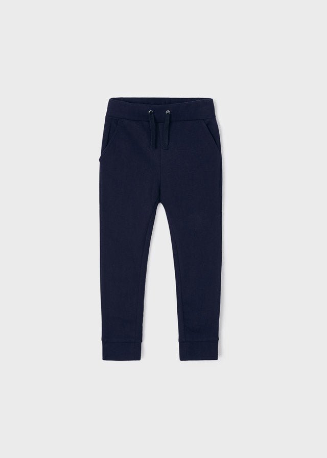 Fleece jogger for girl - Navy - Be Chic