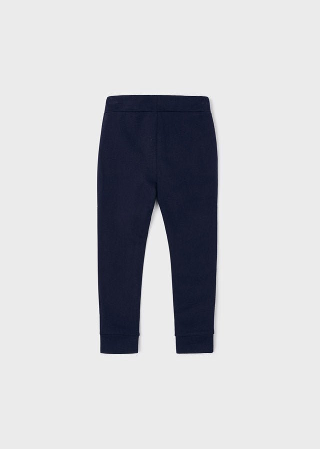 Fleece jogger for girl - Navy - Be Chic