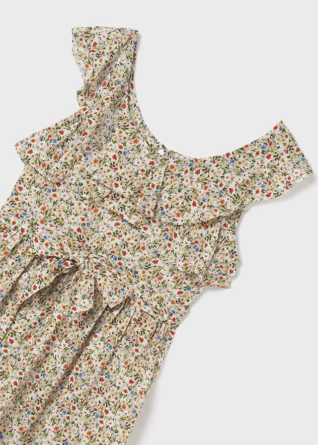 Floral dress for teen girl - Seaweed - Be Chic