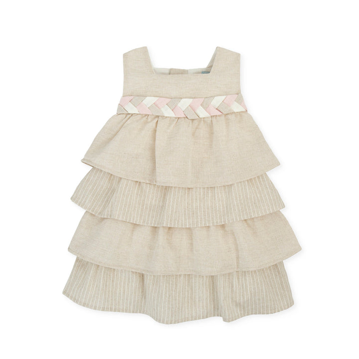 Girl Flor Del Desierto Dress - Sand - Be Chic