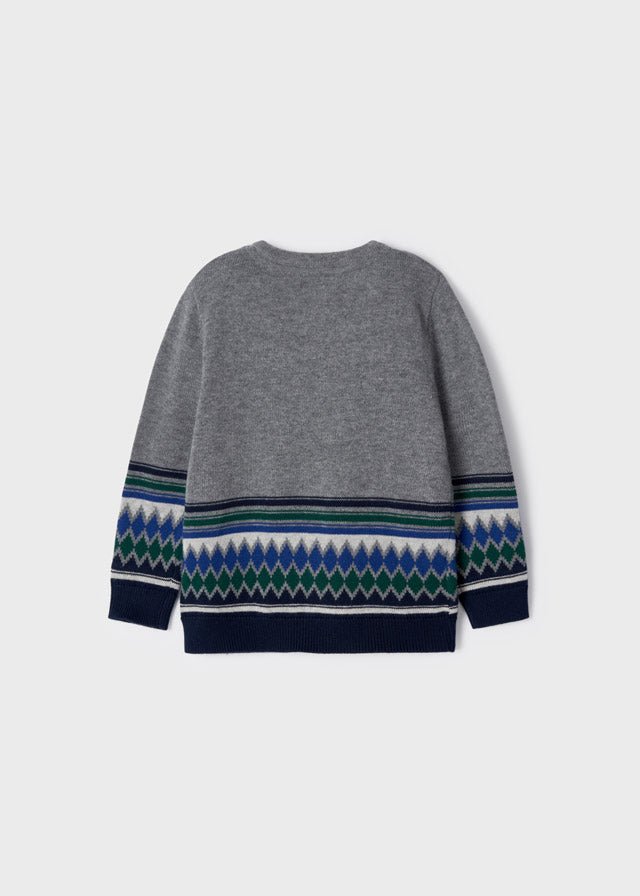 Jacquard jumper for boy - Rock - Be Chic