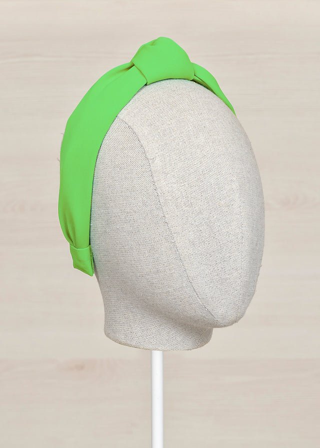 Knot Crepe Green Headband Girl - Be Chic