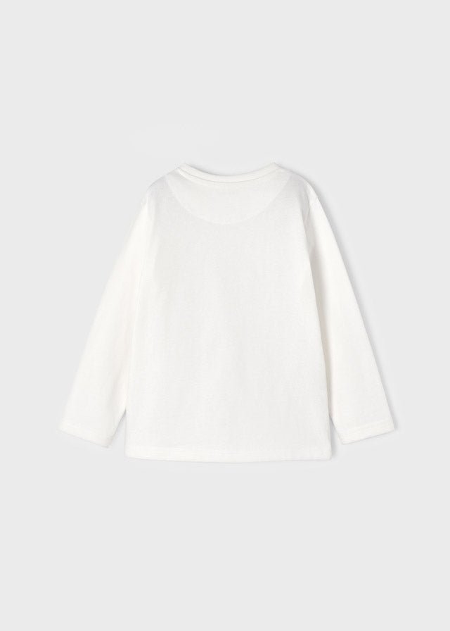 L/s shirt for boy - Cream - Be Chic