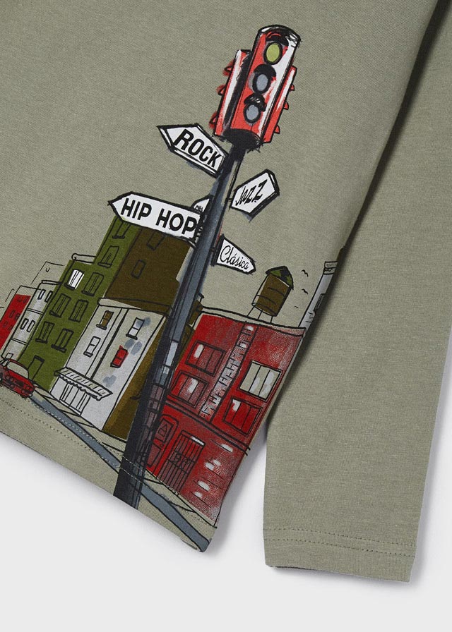 L/s shirt for boy - Thyme - Be Chic