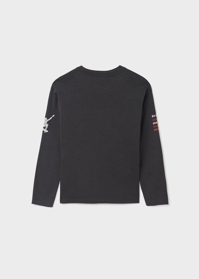 L/s shirt for teen boy - Carbon - Be Chic