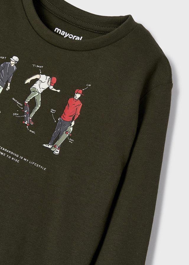 L/s t-shirt set for boy - Forest - Be Chic