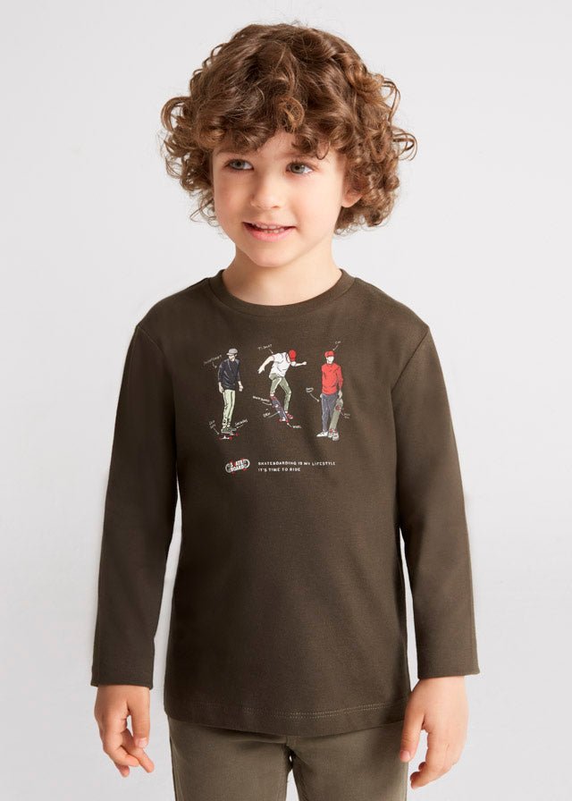 L/s t-shirt set for boy - Forest - Be Chic