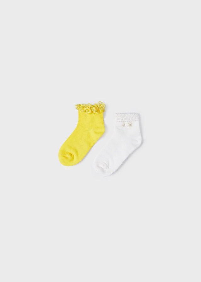 Mayoral 2 socks set for girl - Mimosa - Be Chic