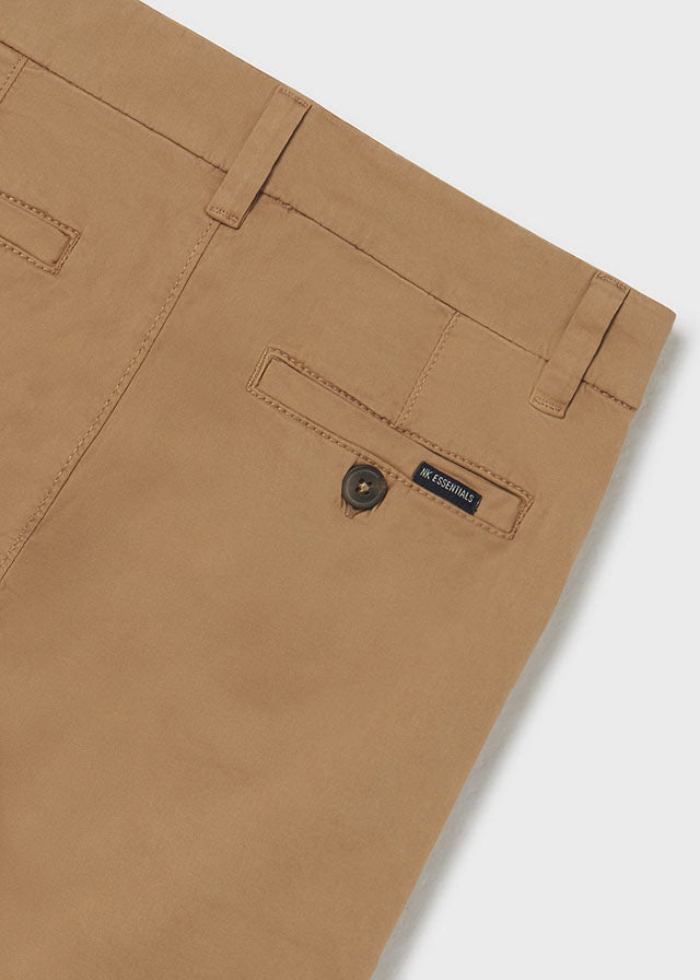 Mayoral Basic trousers for teen boy - Cinammon - Be Chic