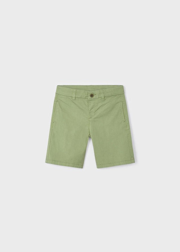 Mayoral Basic twill chino shorts for boy - Kiwi - Be Chic
