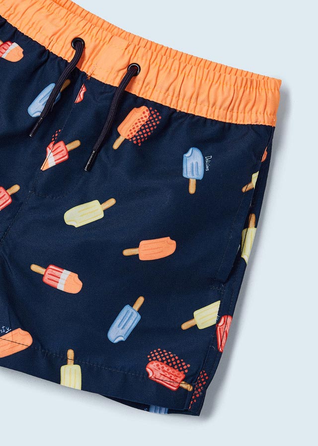 Mayoral Combined swim shorts for boy - Navy - Be Chic
