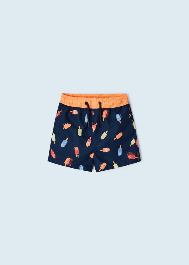 Mayoral Combined swim shorts for boy - Navy - Be Chic