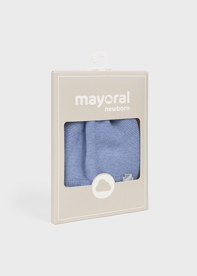 Mayoral Knit cap for newborn boy - Blue - Be Chic