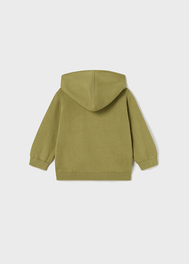 Mayoral Knitting pullover with hood for baby boy - Jungle - Be Chic
