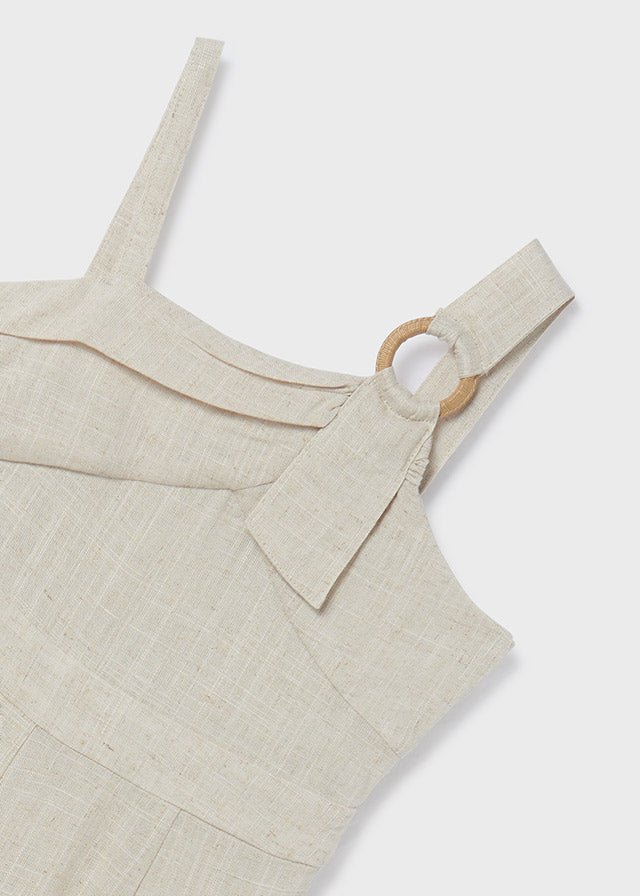 Mayoral linen romper for teen girl - Linen - Be Chic