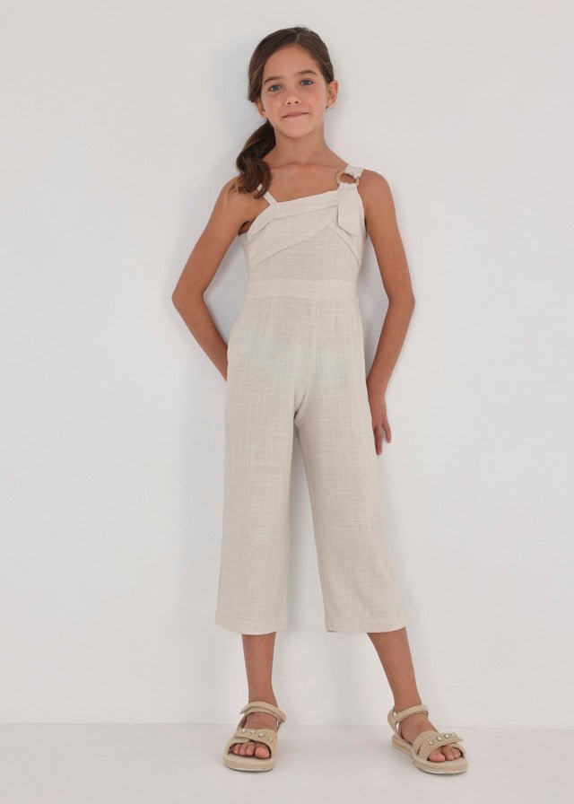 Mayoral linen romper for teen girl - Linen - Be Chic