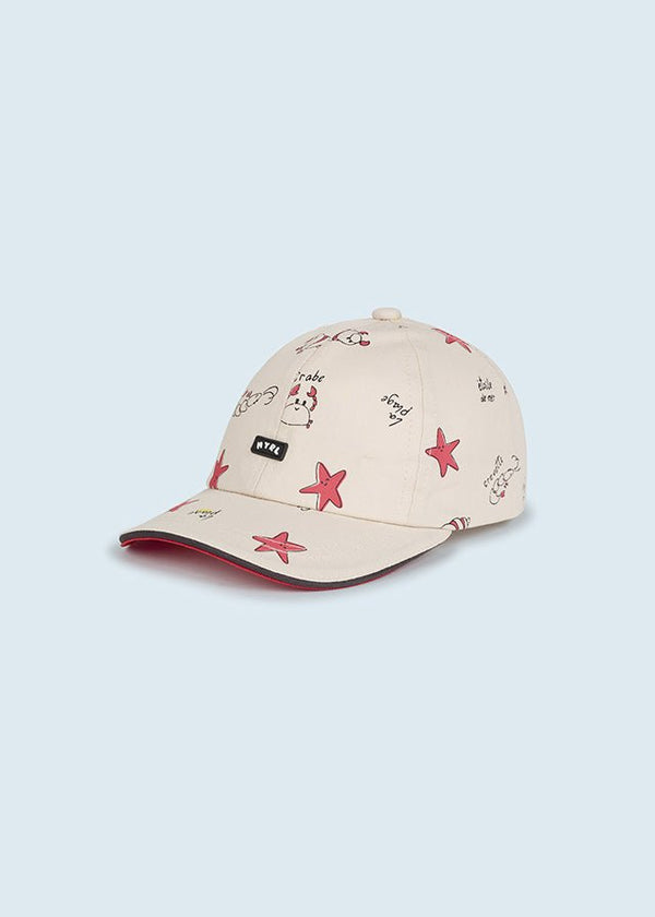 Mayoral Printed cap for baby boy - Red - Be Chic