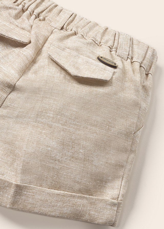 Mayoral Shorts w/ vest set for newborn boy - Linen - Be Chic