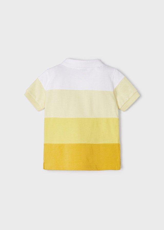 Mayoral S/s polo for boy - Pineapple - Be Chic