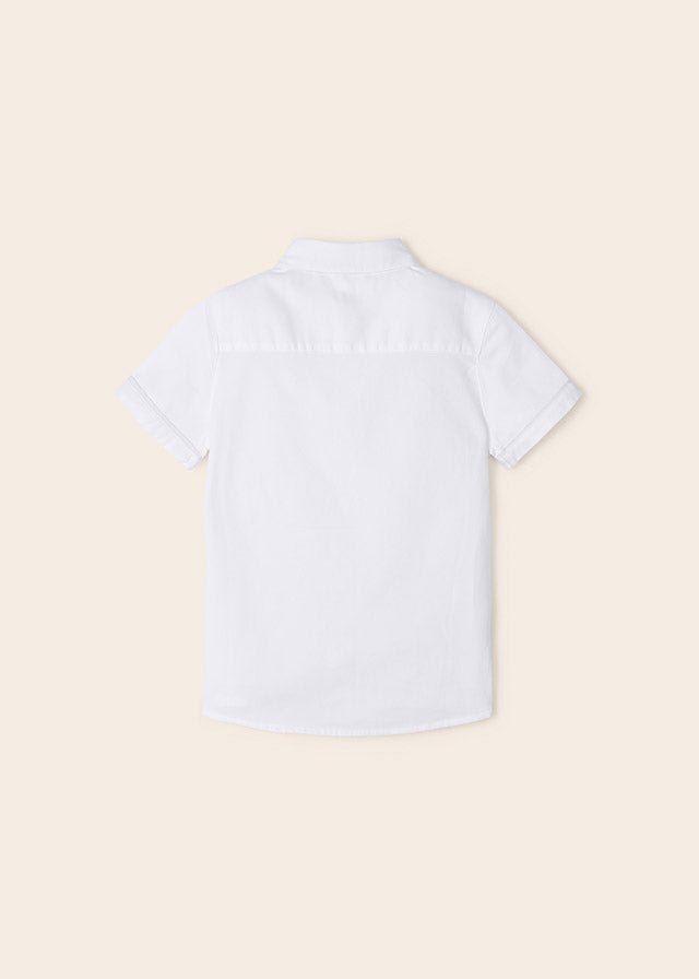 Mayoral S/s shirt for boy - White - Be Chic