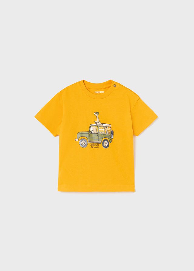 Mayoral S/s t-shirt for baby boy - Amber - Be Chic