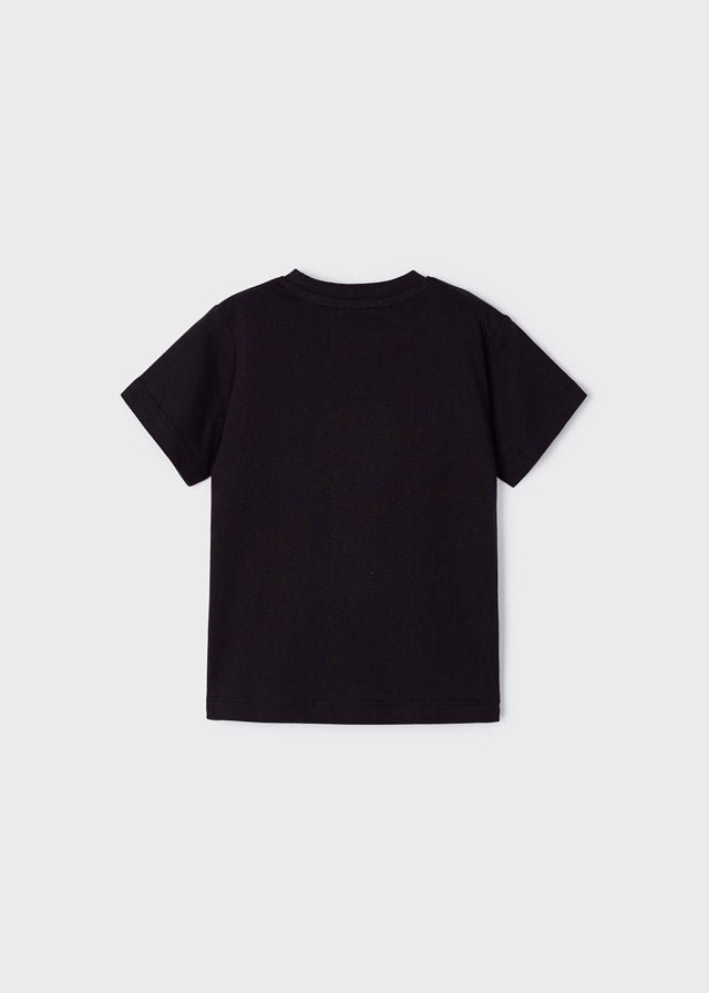 Mayoral S/s t-shirt for boy - Black - Be Chic