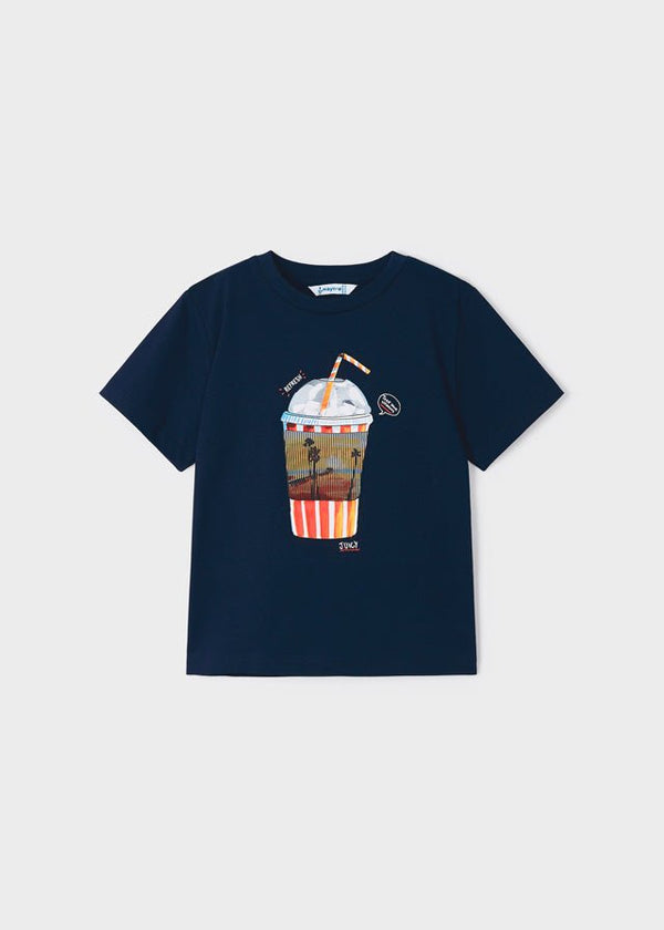 Mayoral S/s t-shirt for boy - Navy - Be Chic