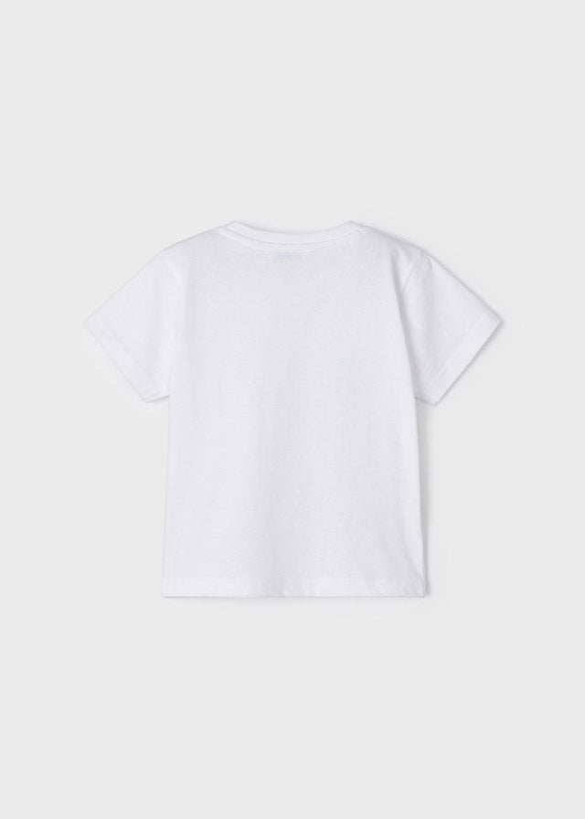 Mayoral S/s t-shirt for boy - White - Be Chic