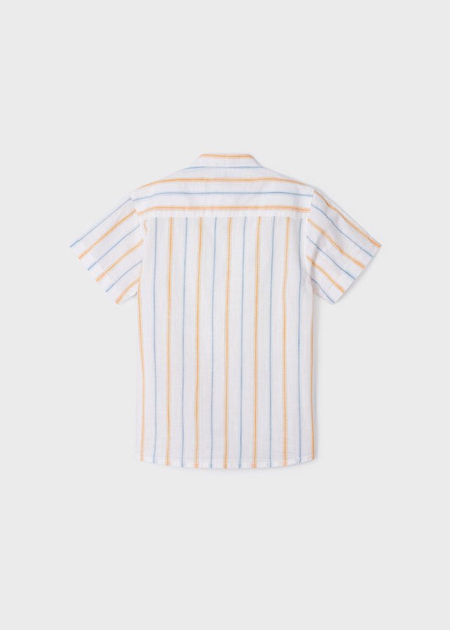 Mayoral Stripes s/s shirt for boy - Mango - Be Chic