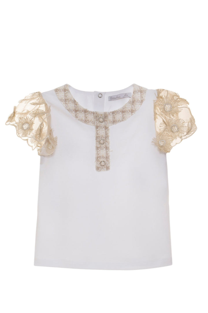 Patachou Golden Roses T-shirt - Be Chic