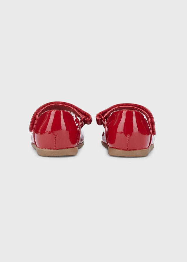 Patent leather mary jane for baby girl - Red - Be Chic